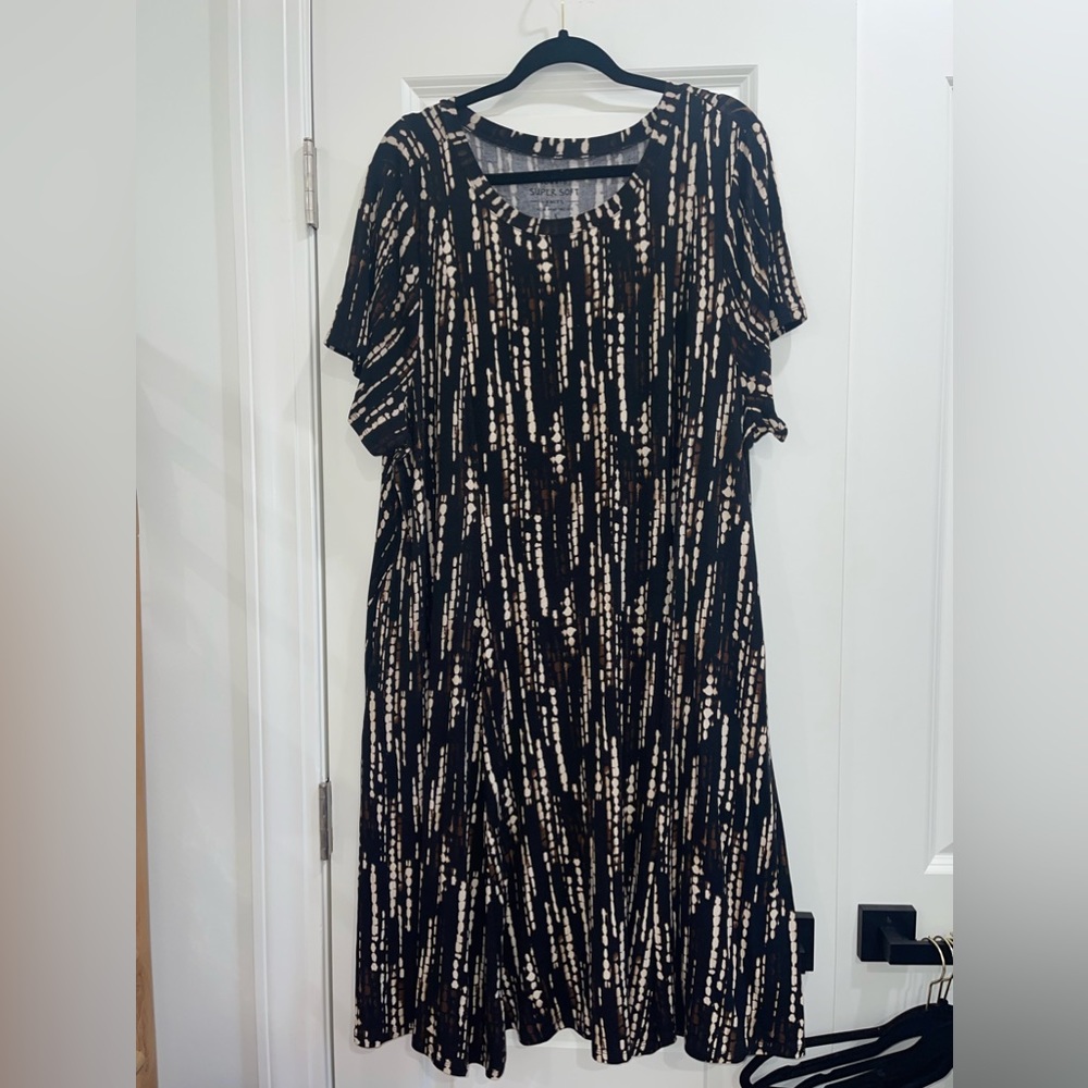 Torrid Tie-Dye Super Soft Knit T-shirt Dress